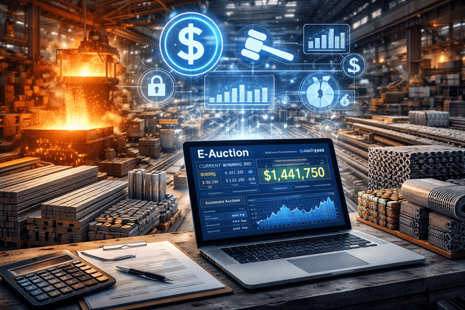 Digital Steel – How a $5.9B Industrial Leader Reclaimed $1.44M Through Structured E-Auctions
